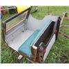 Image 7 : Wooden Box sled with metal ski's & frame base (37.75" x 48")