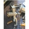 Image 4 : Lot of 2 Antique manual meat grinders + Poppy seed grinder
