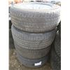Image 1 : Set of four Goodyear Wrangler 275/65R18 on 6 bolt steel rims