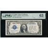 Image 1 : 1928A $1 STAR Silver Certificate PMG 63