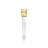 Image 4 : 14KT White Gold 1.26ctw Yellow Diamond Ring