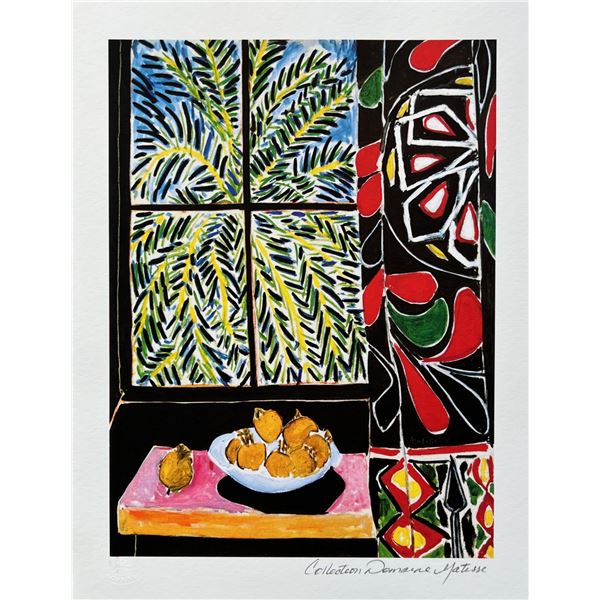 Henri Matisse EGYPTIAN CURTAIN Estate Signed Limited Edition Giclee