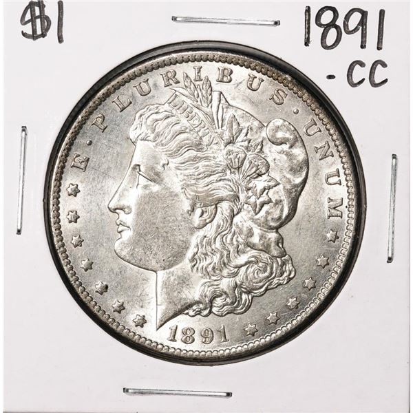 1891-CC VAM-3 Spitting Eagle Top 100 $1 Morgan Silver Dollar Coin