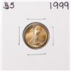 Image 1 : 1999 $5 American Gold Eagle Coin