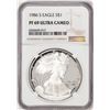 Image 1 : 1986-S Proof $1 American Silver Eagle Coin NGC PF69 Ultra Cameo