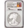 Image 1 : 2017-W $1 Proof American Silver Eagle Coin NGC PF70 Ultra Cameo Mercanti Signature