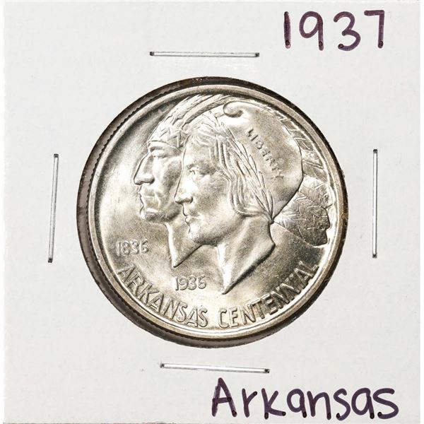 1937 Arkansas Centennial Commemorative Half Dollar Coin