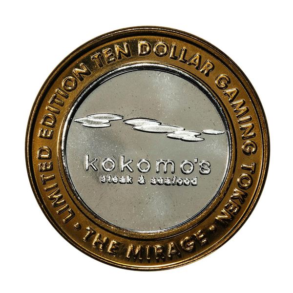 .999 Silver Mirage Las Vegas, Nevada $10 Casino Limited Edition Gaming Token