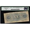 Image 2 : 1863 $20 Confederate States of America Note T-58 Legacy Fine 15
