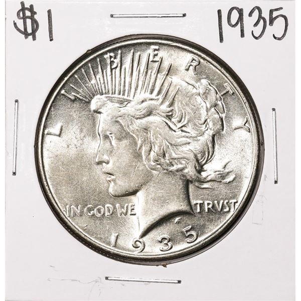 1935 $1 Peace Silver Dollar Coin