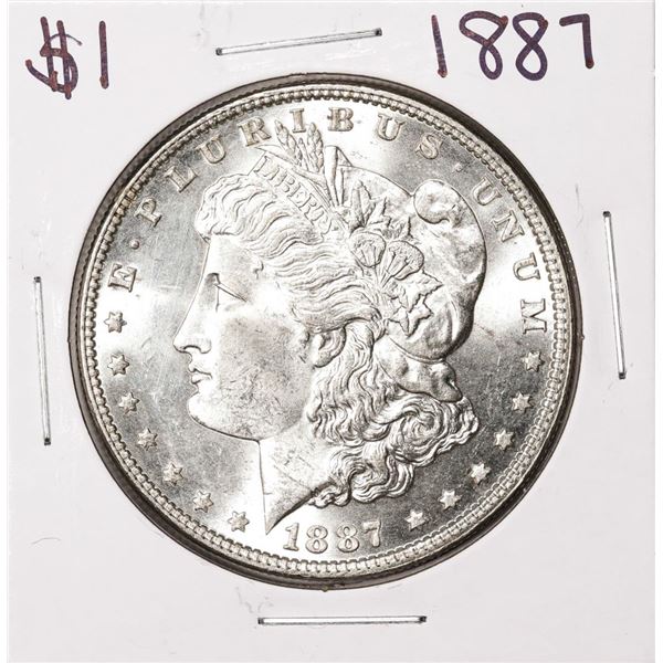 1887 $1 Morgan Silver Dollar Coin