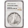 Image 1 : 1990-S Proof $1 American Silver Eagle Coin NGC PF69 Ultra Cameo