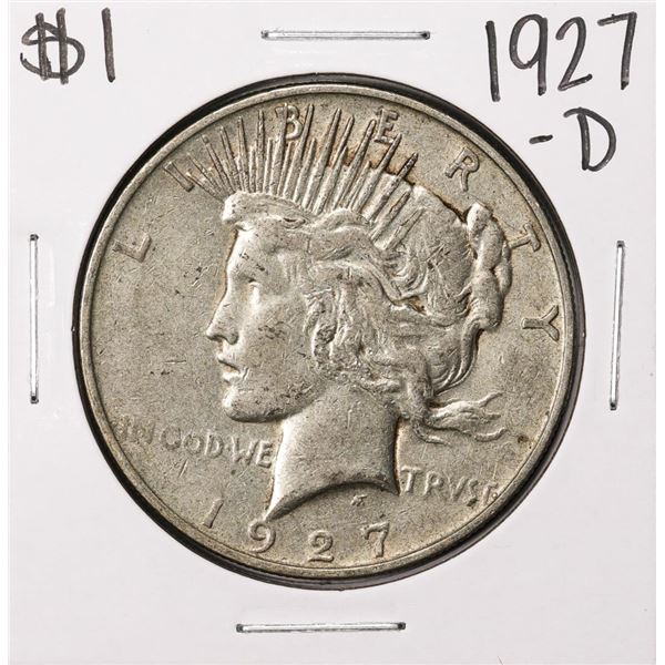 1927-D $1 Peace Silver Dollar Coin