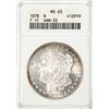 Image 1 : 1878 7TF Reverse of 78 VAM-33 $1 Morgan Silver Dollar Coin ANACS MS63 Old Soap Box