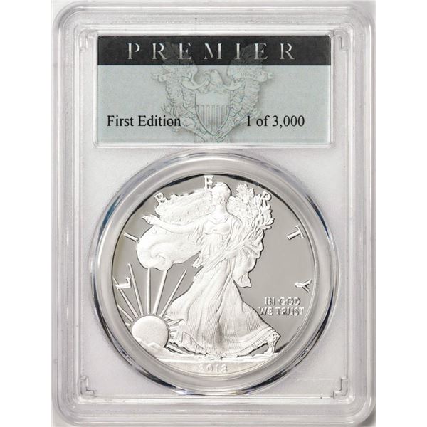 2018-W $1 Proof American Silver Eagle Coin PCGS PR70DCAM Premier Label