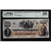 Image 1 : 1862-63 $100 Confederate States of America Note T-41 PMG Choice About Unc 58EPQ