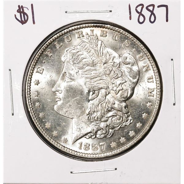 1887 $1 Morgan Silver Dollar Coin