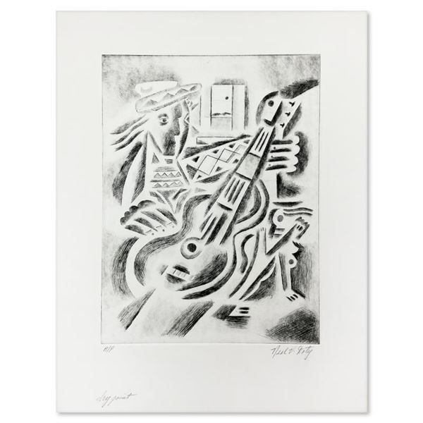 Neal Doty (1941-2016) "Homeboy" Limited Edition Mixed Media on Paper