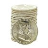 Image 1 : Roll of (20) 1962-D Brilliant Uncirculated Franklin Half Dollar Coins