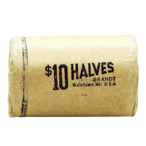 Original Bank Roll of (20) Brilliant Uncirculated 1964 Kennedy Half Dollar Coins