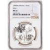 Image 1 : 1985Mo Mexico 1 Onza Libertad Silver Coin NGC MS66