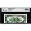 Image 1 : 1950A $10 Federal Reserve Note Misaligned Error Fr.2011-B Legacy Extremely Fine 40PPQ