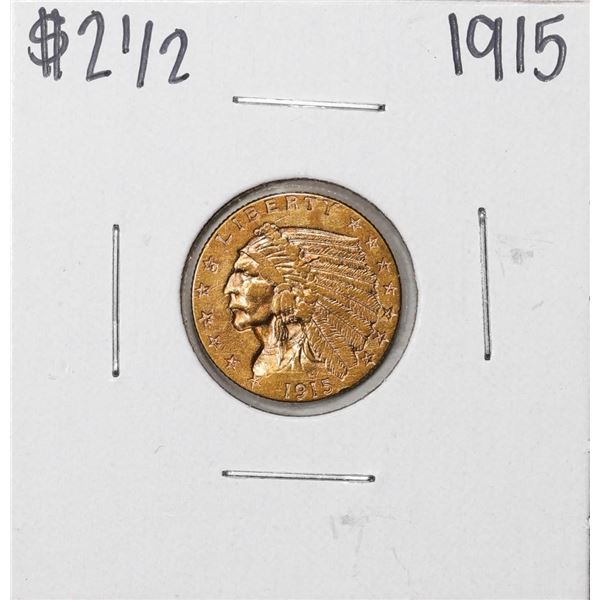 1915 $2 1/2 Indian Head Quarter Eagle Gold Coin