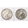 Image 2 : Lot of (2) 1926-S $1 Peace Silver Dollar Coins