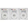 Image 1 : Lot of (3) 2018-Mo Mexico Proof 1/20 oz Silver Libertad Coins PCGS PR70DCAM