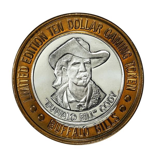 .999 Silver Buffalo Bills Resort & Casino Primm, NV $10 Limited Edition Gaming Token