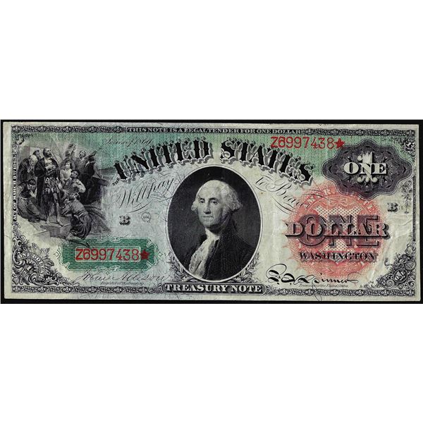 1869 $1 Rainbow Legal Tender Note