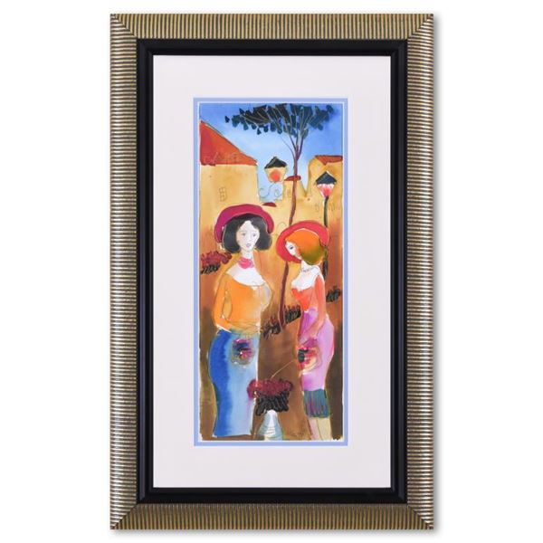 Moshe Leider Original Watercolor on Paper