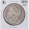 Image 1 : 1890-CC $1 Morgan Silver Dollar Coin