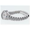 Image 7 : Rolex Ladies Stainless Steel Silver Index Sapphire and Diamond Datejust Wristwatch