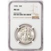 Image 1 : 1945 Walking Liberty Half Dollar Coin NGC MS64