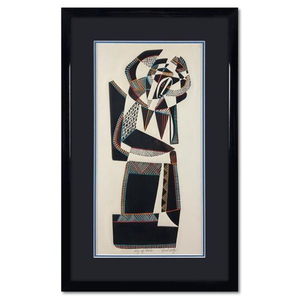 Neal Doty (1941-2016) "King of Fools" Limited Edition Mixed Media on Paper