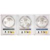 Image 2 : 2012-(S) - 2014-(S) $1 American Silver Eagle Coins PCGS MS69
