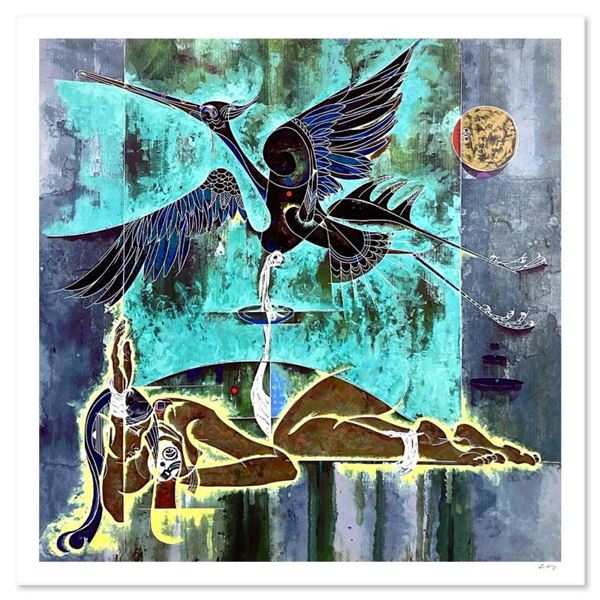 Lu Hong "Arouse" Limited Edition Serigraph On Paper