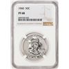 Image 1 : 1960 Proof Franklin Half Dollar Coin NGC PF68