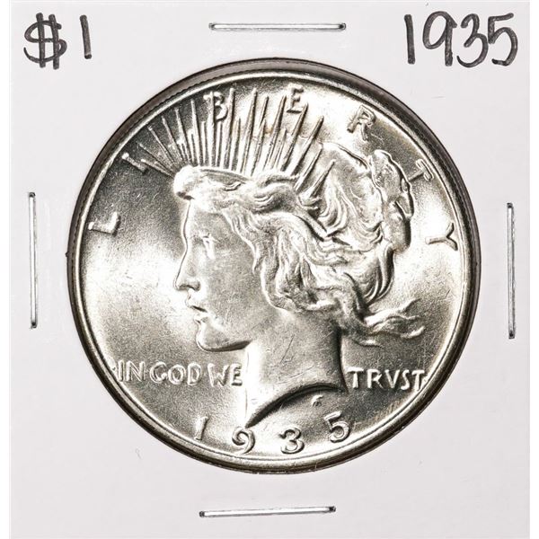 1935 $1 Peace Silver Dollar Coin