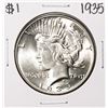 Image 1 : 1935 $1 Peace Silver Dollar Coin