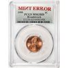 Image 1 : 1999 Lincoln Memorial Cent Coin Mint Error Broadstruck PCGS MS63RD