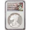 Image 1 : 2011-W $1 Proof American Silver Eagle Coin NGC PF69 Ultra Cameo 25th Anniversary