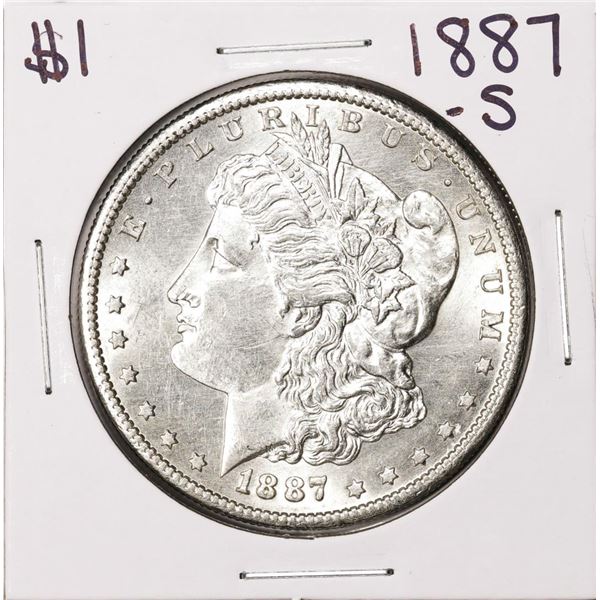 1887-S $1 Morgan Silver Dollar Coin