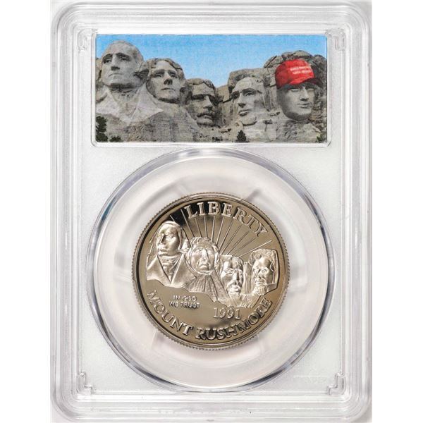 1991-S Proof Mount Rushmore Half Dollar Coin PCGS PR69DCAM