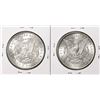 Image 2 : Lot of (2) 1887 $1 Morgan Silver Dollar Coins