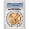 Image 1 : 1925 $20 St. Gaudens Double Eagle Gold Coin PCGS MS64
