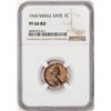 Image 1 : 1960 Small Date Proof Lincoln Memorial Cent Coin NGC PF66RD