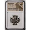 Image 1 : c.393-294 BC Attica Athens AR Tetradrachm Athena Owl Ancient Coin NGC VF