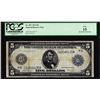 Image 1 : 1914 $5 Federal Reserve Note Cleveland Fr.857 PCGS Fine 15